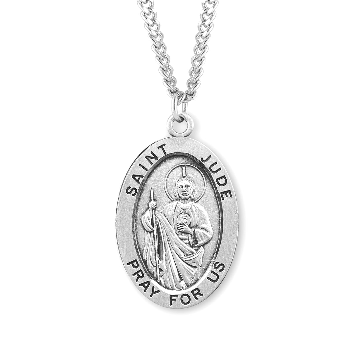 St. Jude Sterling Silver Medal Necklace