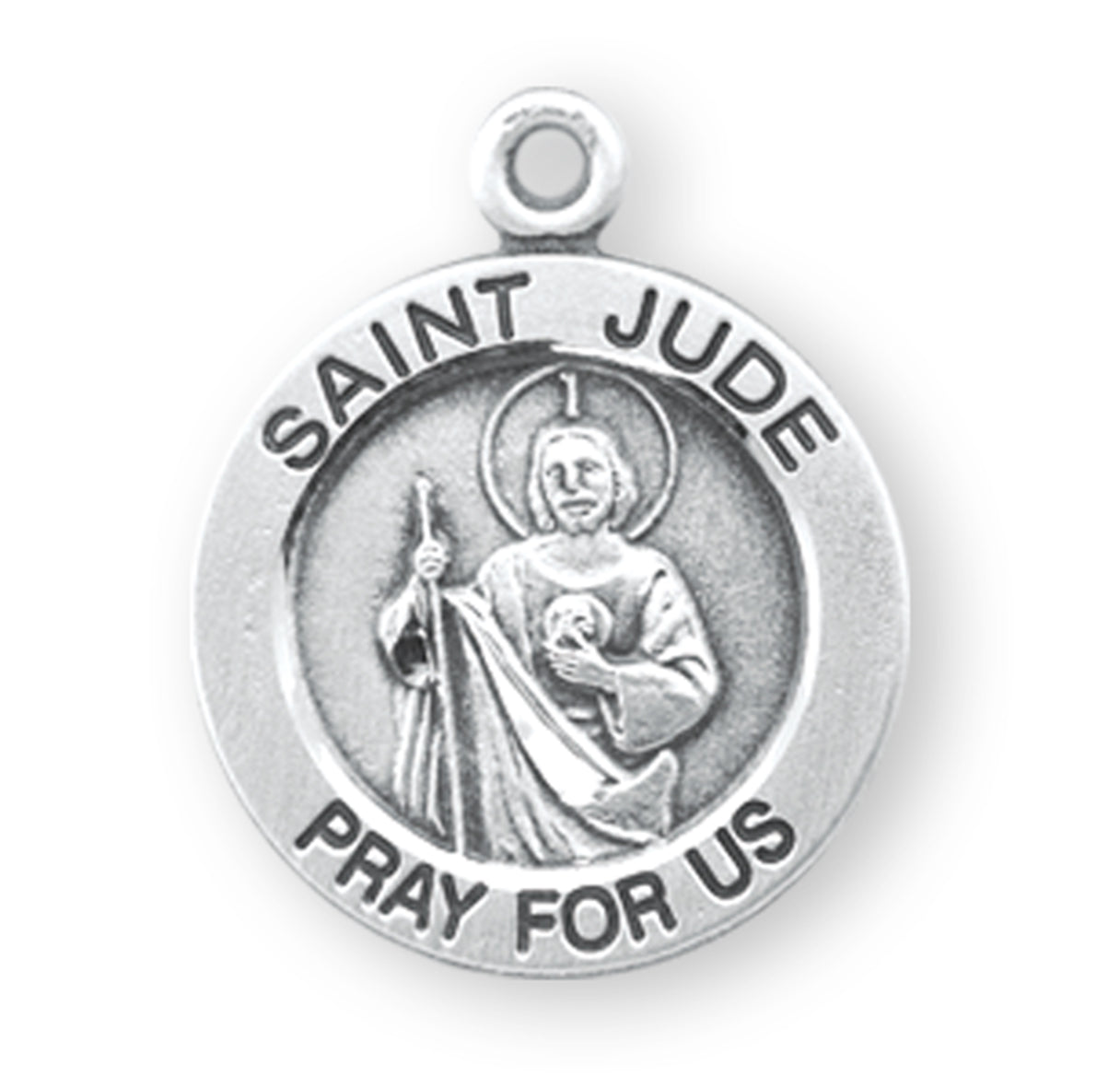 St. Jude Sterling Silver Medal Necklace