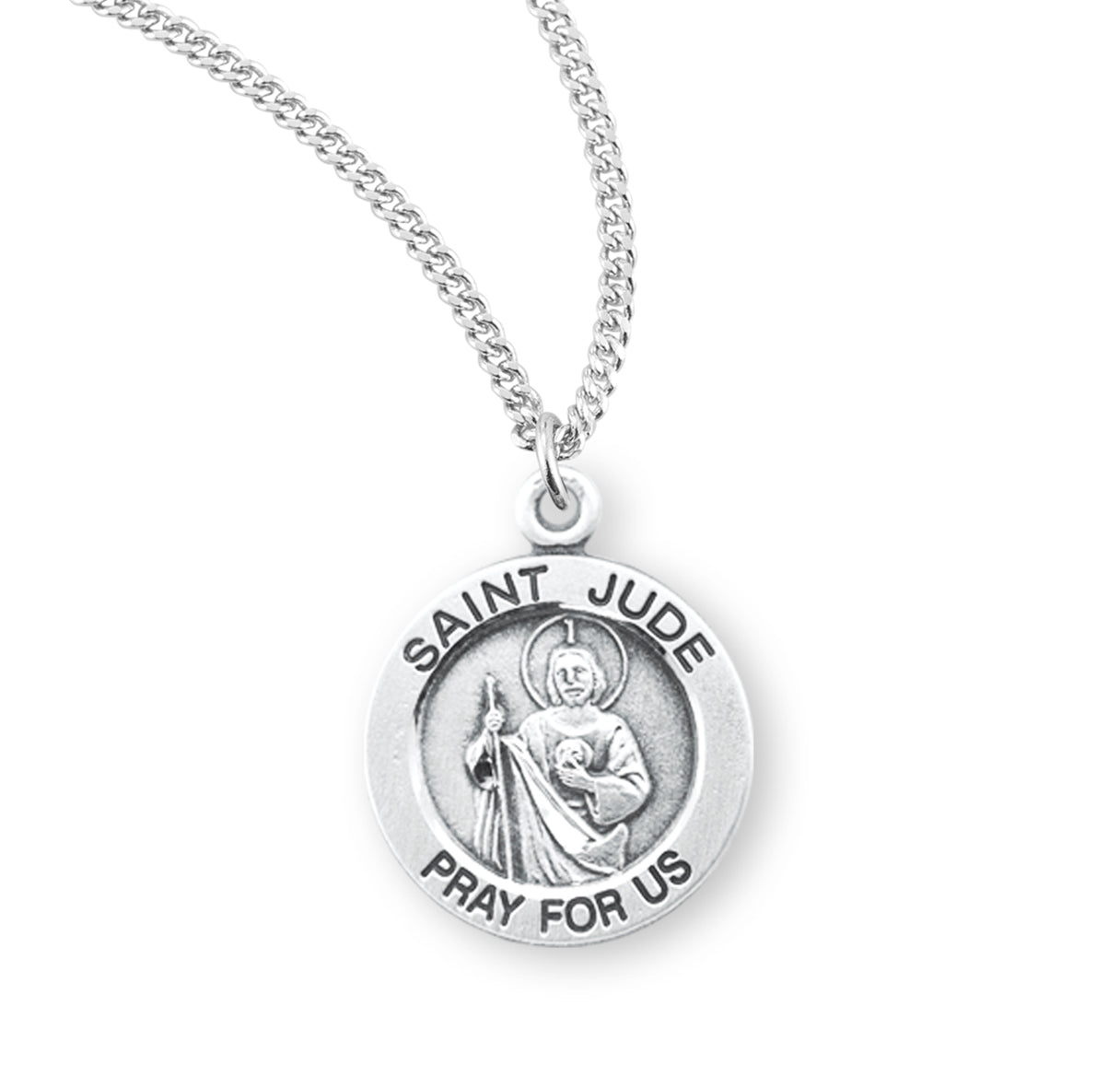 St. Jude Sterling Silver Medal Necklace