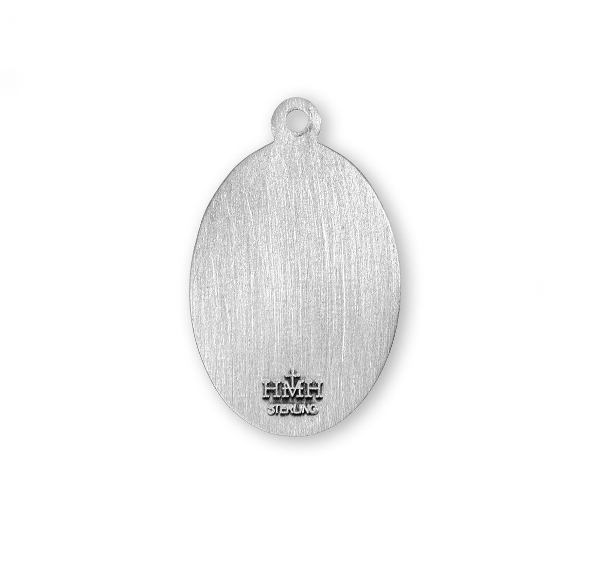 St. Aidan Sterling Silver Medal Necklace