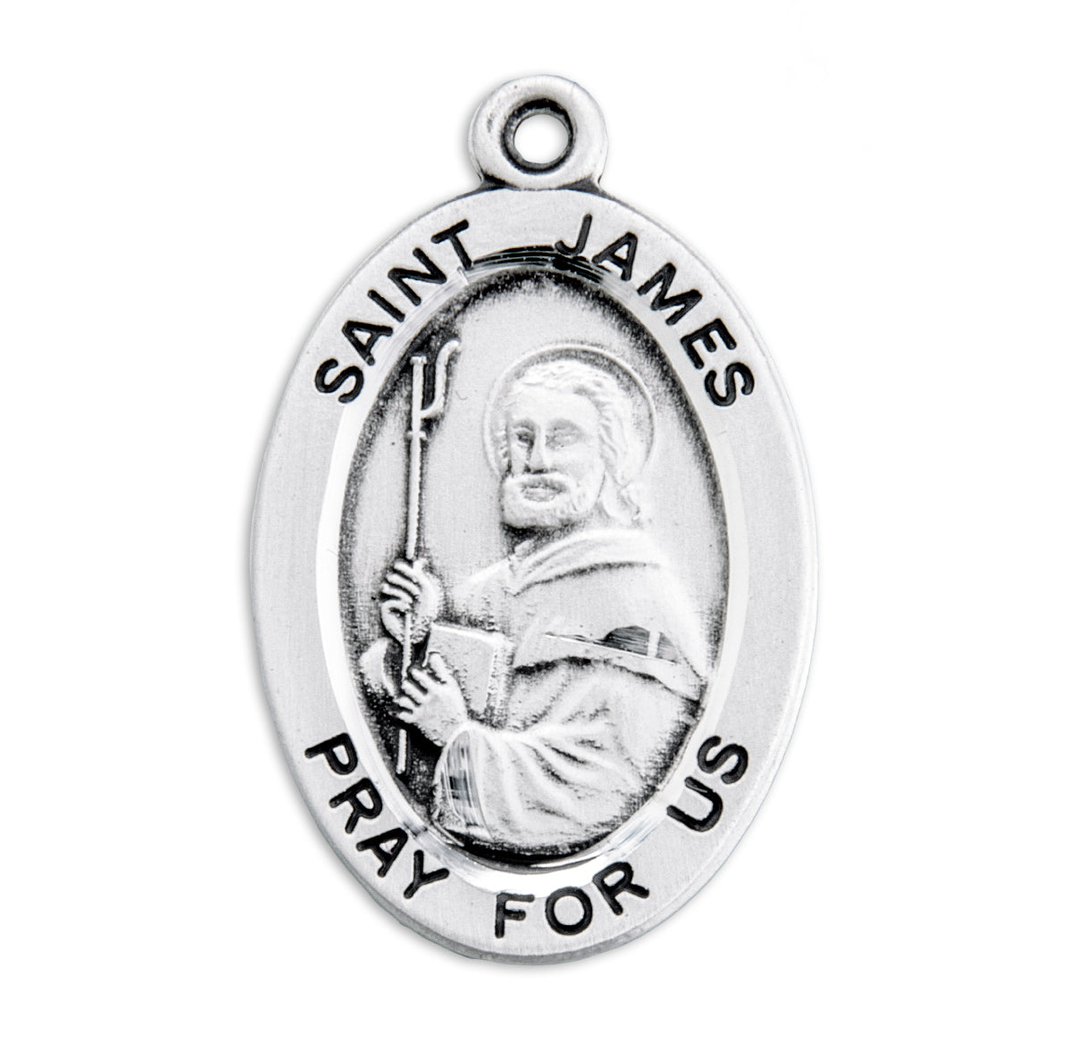 St. James Sterling Silver Medal Necklace