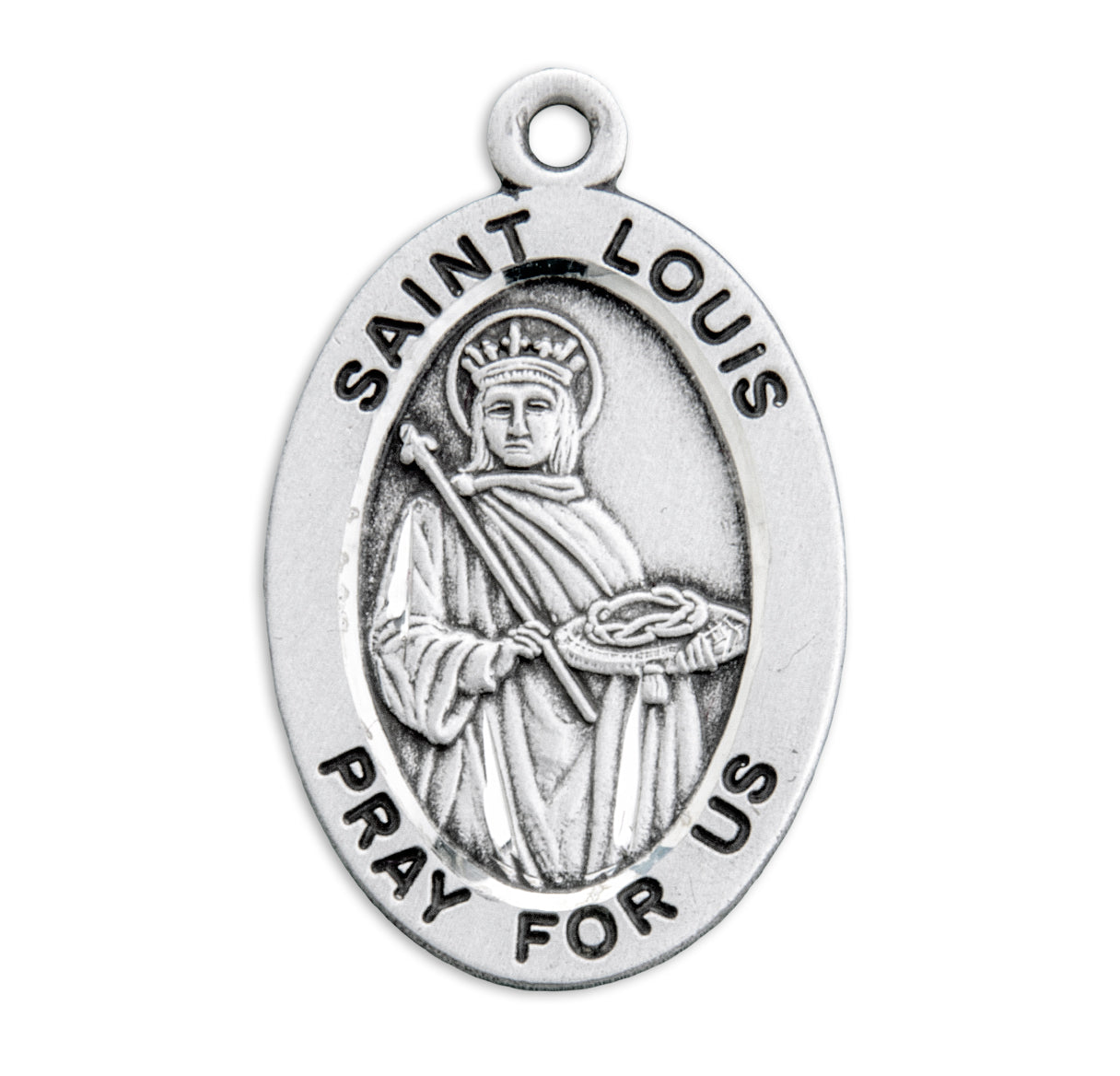 St. Louis Sterling Silver Medal Necklace