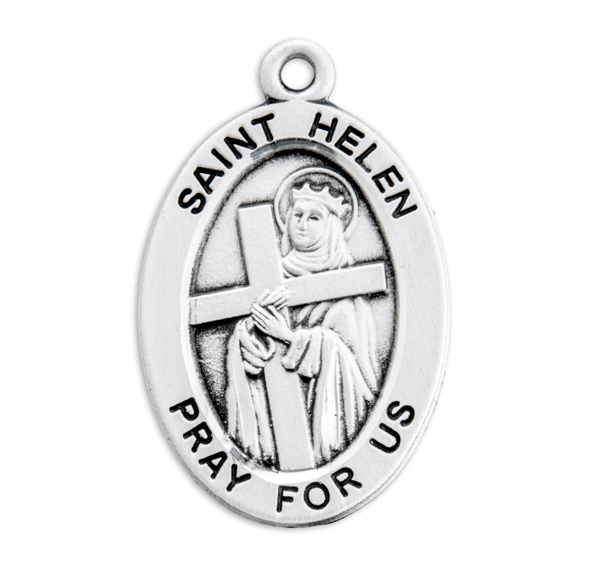 St. Helen Sterling Silver Medal Necklace