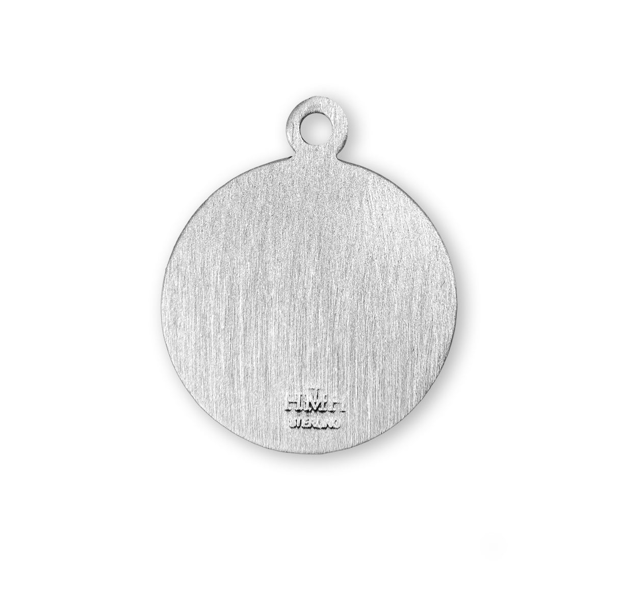 St. Augustine Sterling Silver Medal Necklace