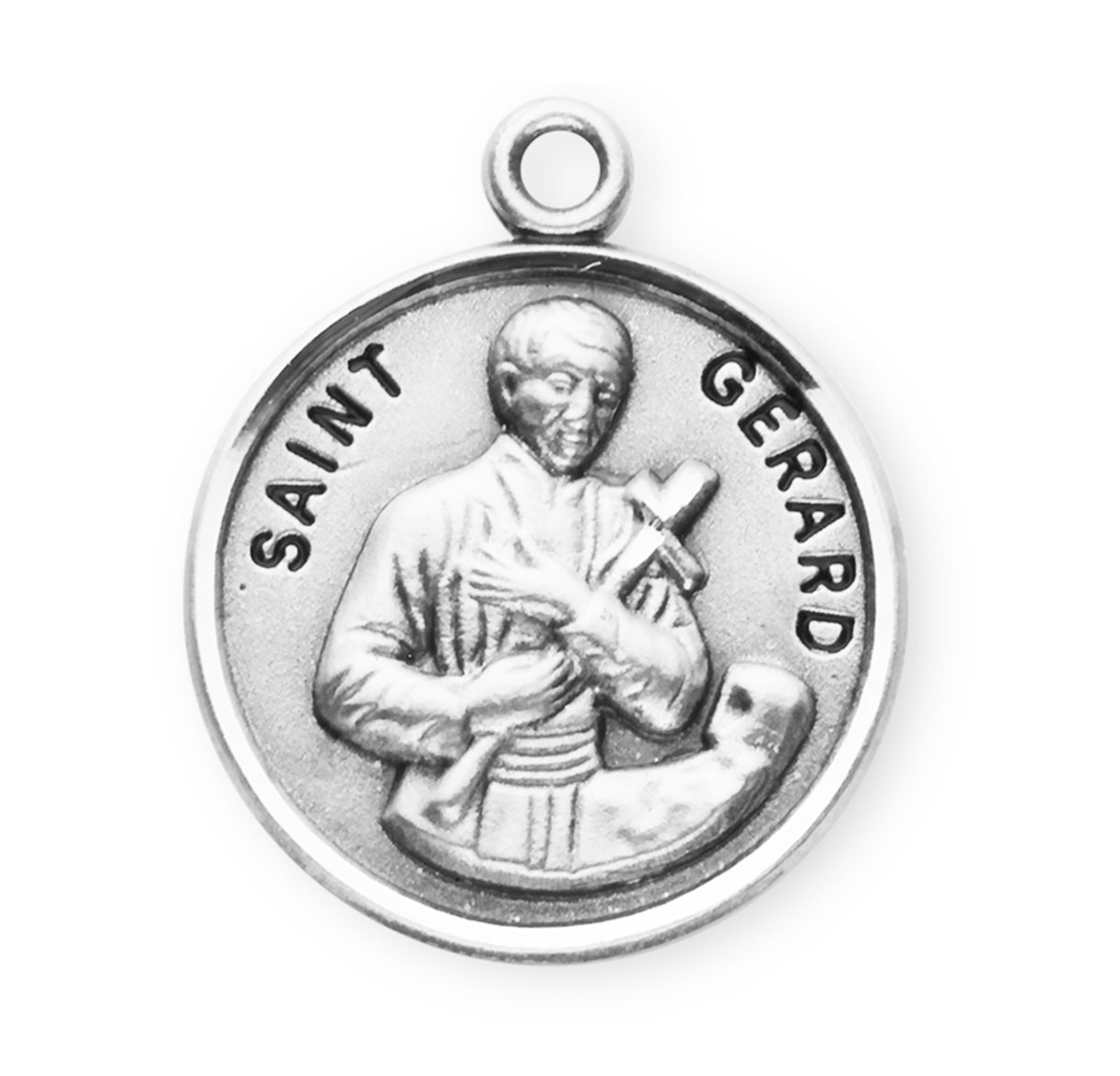 St. Gerard Sterling Silver Medal Necklace