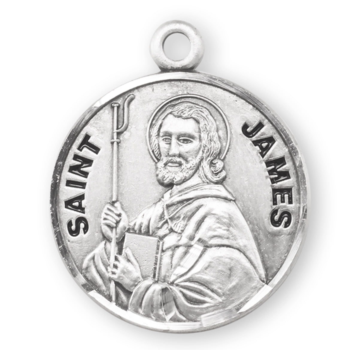 St. James Sterling Silver Medal Necklace