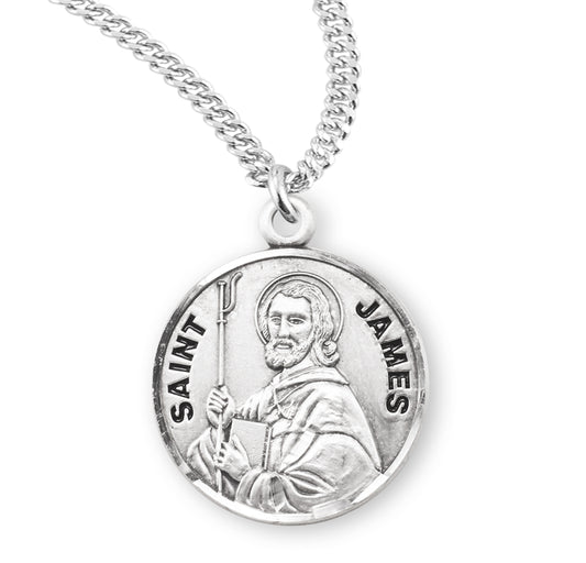 St. James Sterling Silver Medal Necklace