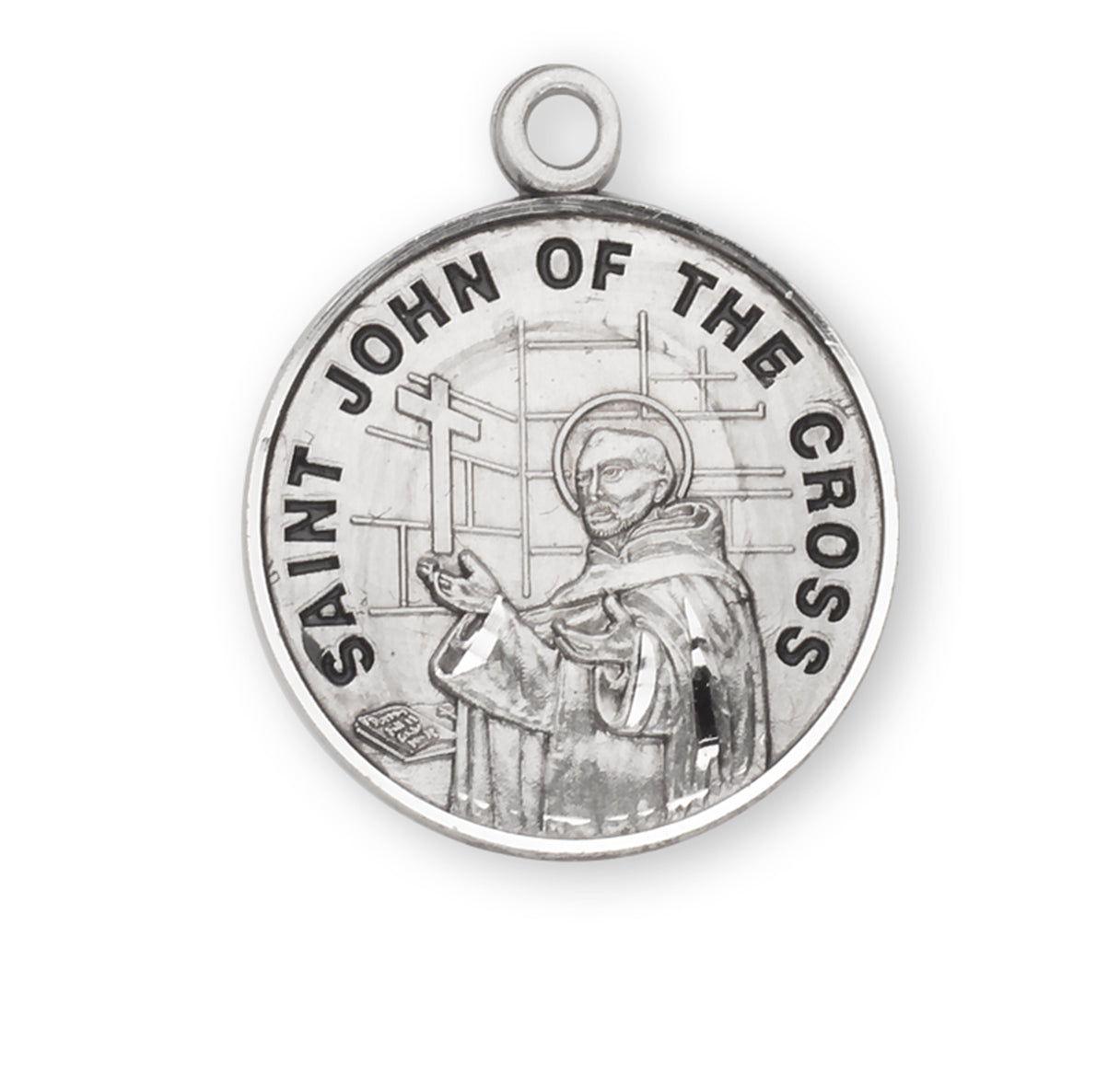 St. John the Cross Sterling Silver Medal Necklace