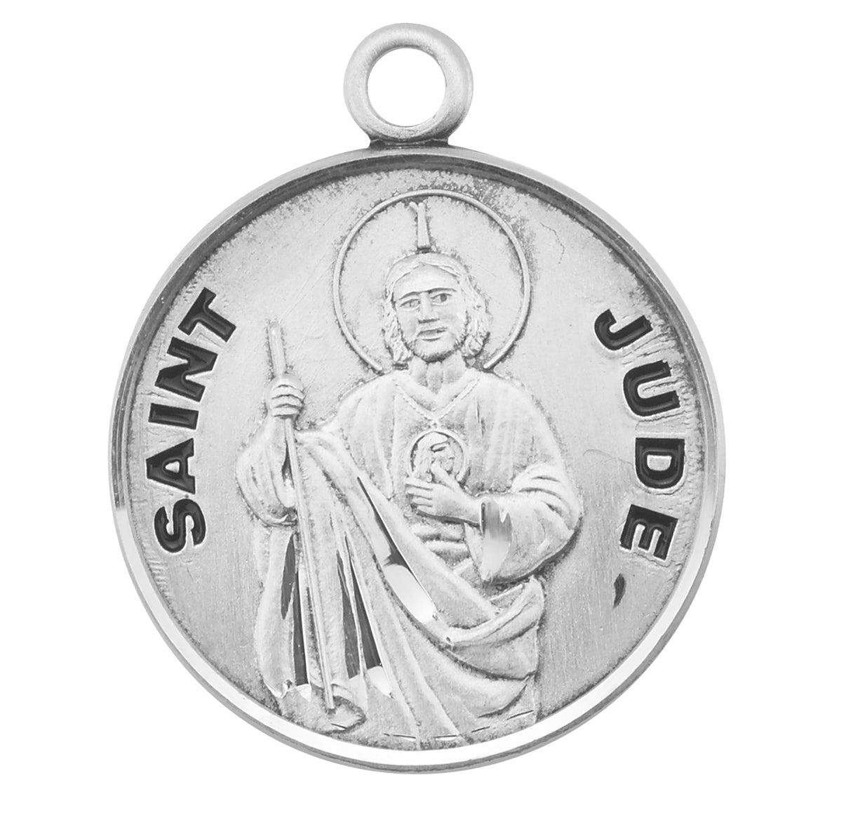 St. Jude Sterling Silver Medal Necklace