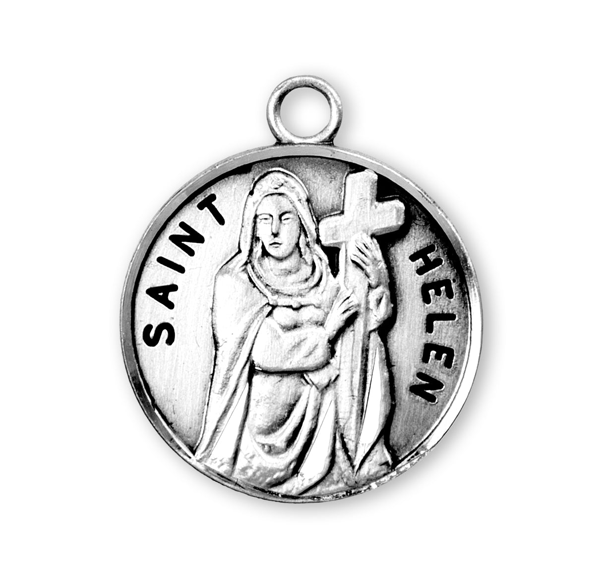 St. Helen Sterling Silver Medal Necklace