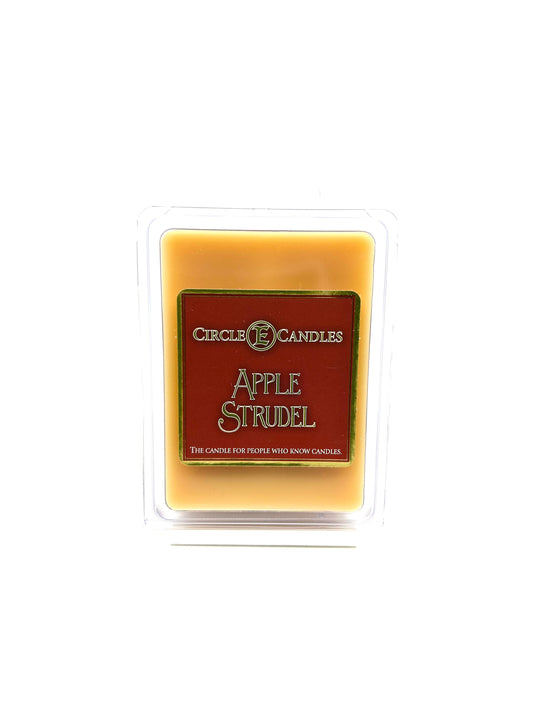 Circle E Candles Wax Melt Tart, Apple Strudel Scent, Pack of 6 Tarts, Extra Small Size 3oz