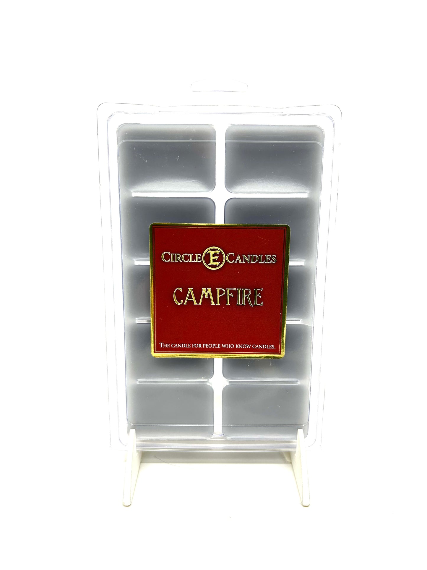 Circle E Candles Wax Melt Tart, Campfire Scent, Pack of 10 Tarts