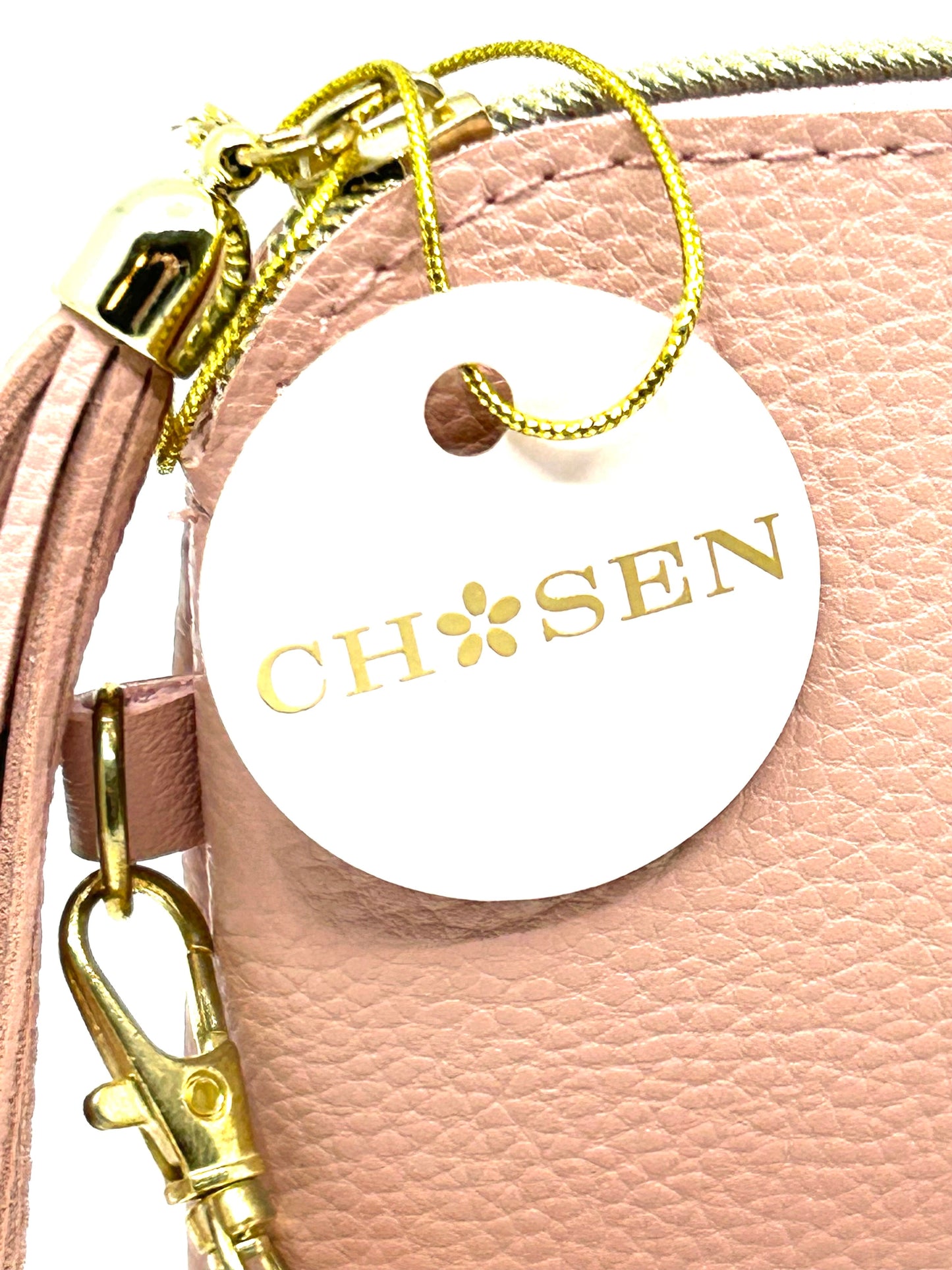 Chosen Personalized Name Faith/Fear Wristlet Purse for Women