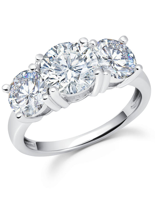 Crislu classic-3-stone-ring