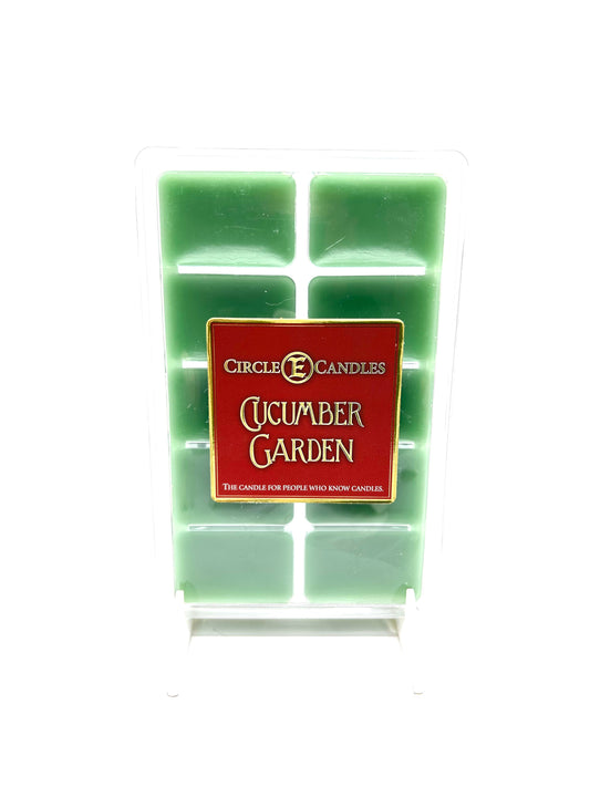 Circle E Candles Wax Melt Tart, Cucumber Garden Scent, Pack of 10 Tarts