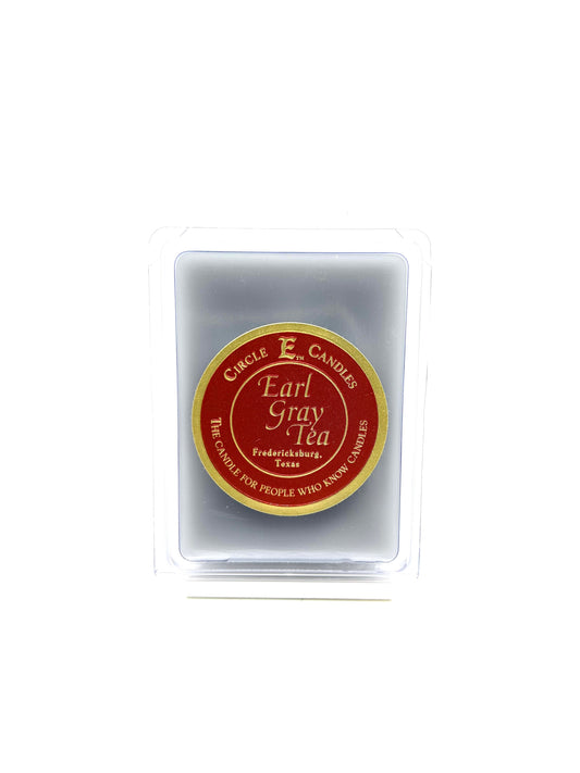 Circle E Candles Wax Melt Tart, Earl Gray Tea Scent, Pack of 6 Tarts, Extra Small Size 3oz