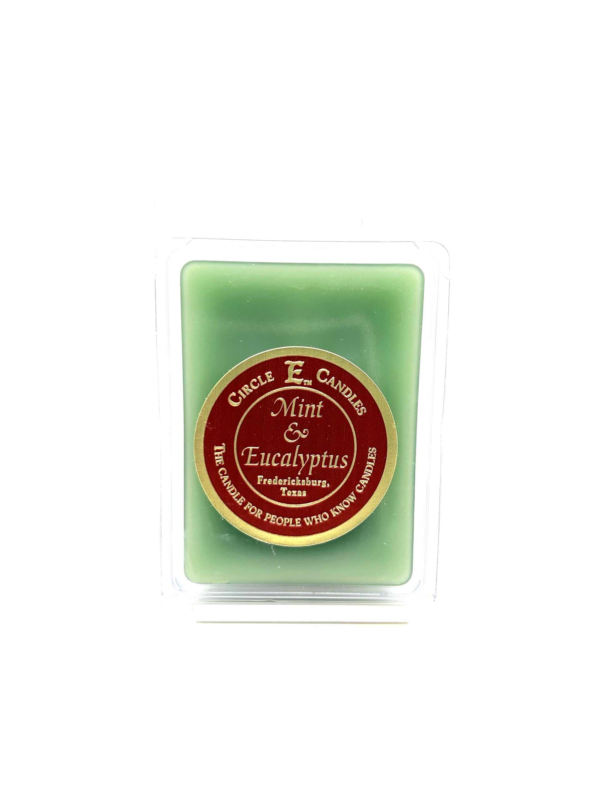 Circle E Candles Wax Melt Tart, Mint & Eucalyptus Scent, Pack of 6 Tarts, Extra Small Size 3oz