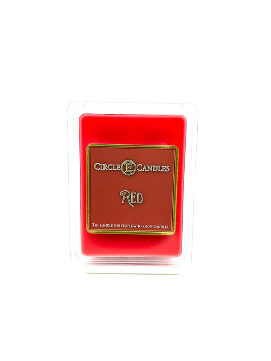 Circle E Candles Wax Melt Tart, Red Scent, Pack of 6 Tarts, Extra Small Size 3oz