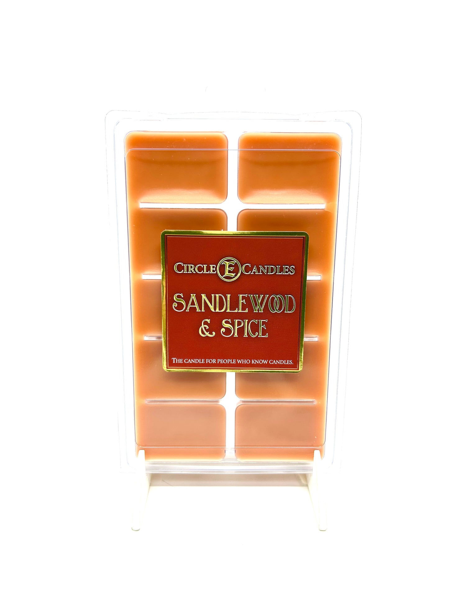 Circle E Candles Wax Melt Tart, Sandlewood and Spice Scent, Pack of 10 Tarts